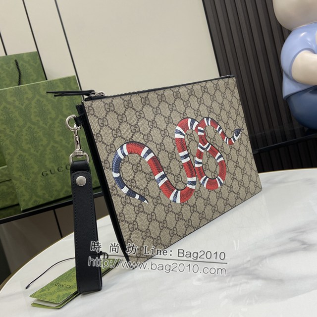 Gucci專櫃古馳最新款Ophidia系列手包男士手拿包 jh2285型號：473904